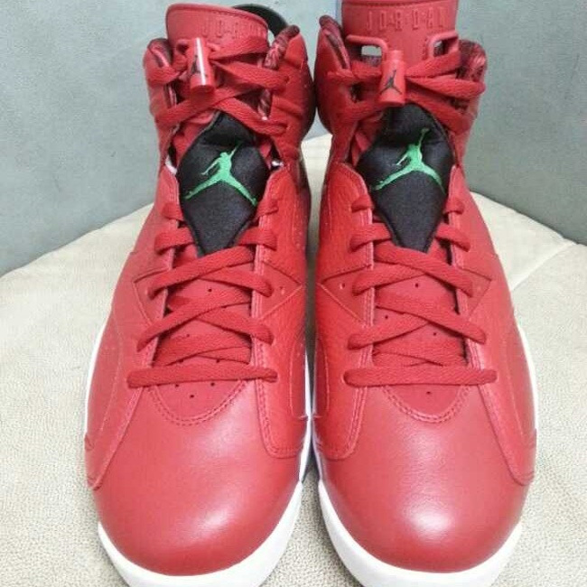 AJ6,Air Jordan 6,694091-625 AJ6 694091-625 新配色 Air Jordan 6 ＂Christmas/MVP＂ 更多实物图赏