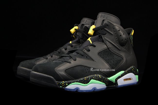 AJ6,Air Jordan 6,688447-020 AJ6 688447-020 Air Jordan 6 “Brazil” 巴西配色实物图赏