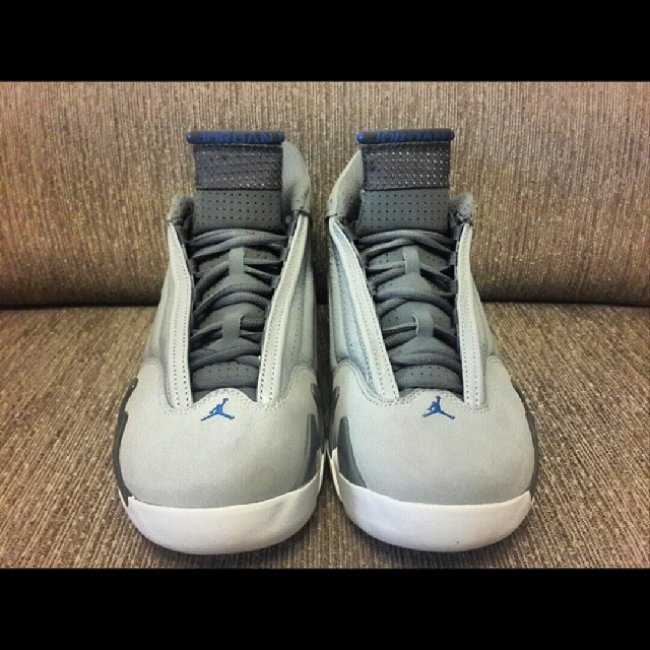 AJ14,Air Jordan 14,487471-004 AJ14 487471-004 Air Jordan 14 ＂Cool Grey＂ 酷灰配色实物曝光