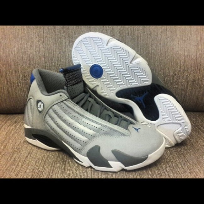 AJ14,Air Jordan 14,487471-004 AJ14 487471-004 Air Jordan 14 ＂Cool Grey＂ 酷灰配色实物曝光