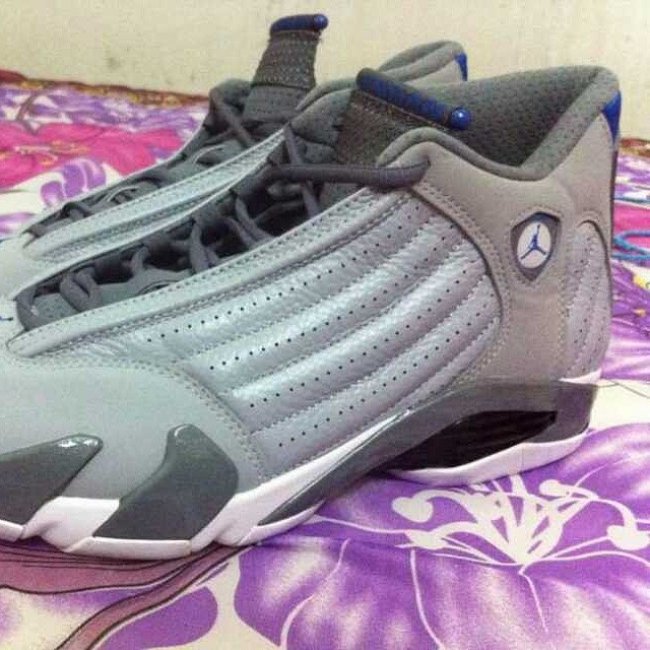 AJ14,Air Jordan 14,487471-004 AJ14酷灰487471-004 Air Jordan 14 ＂Cool Grey＂ 更多实物图片曝光