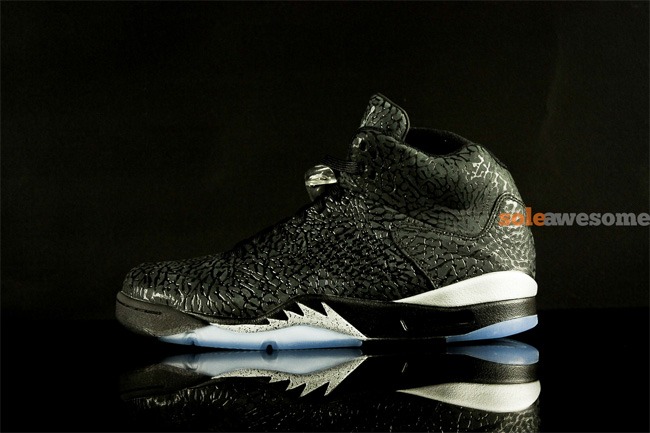 AJ5,Air Jordan 5,AJ5全爆裂,555088 AJ5全爆裂555088-023 Air Jordan 3Lab5 “Metallic Silver” 清晰实物图赏