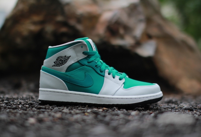 AJ1,Air Jordan 1,Air Jordan 1 AJ1 Air Jordan 1 Mid ＂Lush Teal＂ 水绿配色即将发售