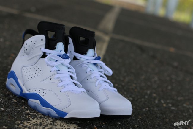 AJ6,Air Jordan 6,384664-107 AJ6运动蓝384664-107 Air Jordan 6 “Sport Blue” 高清实物图赏