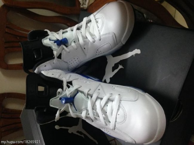 AJ6,Air Jordan 6,384664-107 AJ6 384664-107 Air Jordan 6 ＂Sport Blue＂ 运动蓝配色细节展示