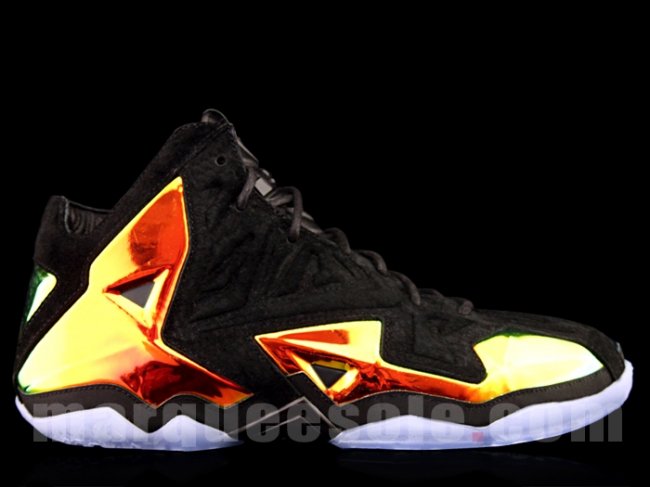 LBJ11,LeBron 11,677693-001 LBJ11 677693-001 LeBron 11 EXT QS “Kings Crown” 高清图赏