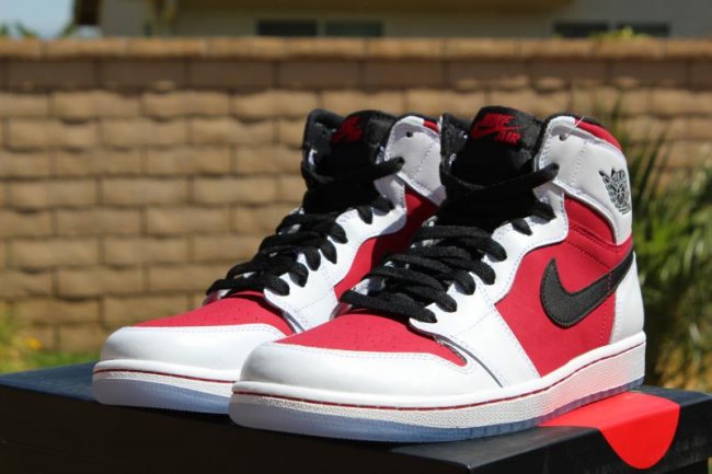 AJ1,Air Jordan 1,555088-123 AJ1 555088-123 胭脂红 Air Jordan 1 OG ＂Carmine＂ 实物细节多图展示