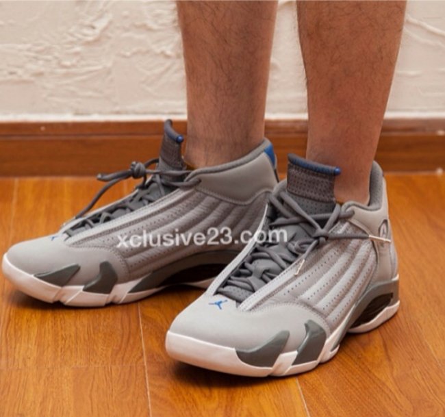 Air,Jordan,Cool,Grey,更,多上,脚,实拍 AJ14酷灰 Air Jordan 14 ＂Cool Grey＂ 更多上脚实拍