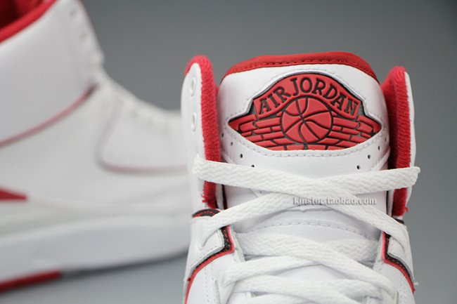 AJ2,Air Jordan 2,385475-102,AJ AJ2 385475-102 Air Jordan 2 ＂Varsity Red＂ 白红实物图赏