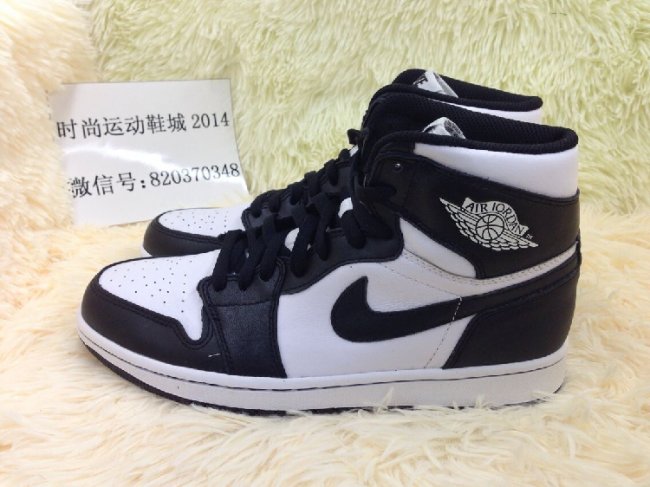 AJ1,Air Jordan 1,555088-010 AJ1 555088-010 Air Jordan 1 OG High 黑白清晰图赏