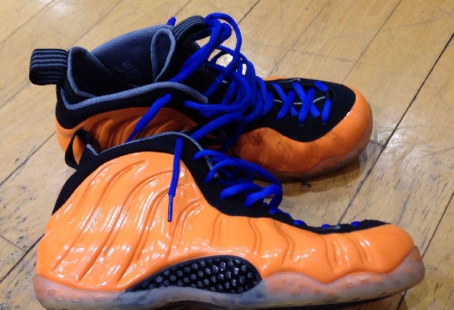 Nike,Air,Foamposite,One“Knick 尼克斯喷 Nike Air Foamposite One “Knicks” 更多实物图片曝光