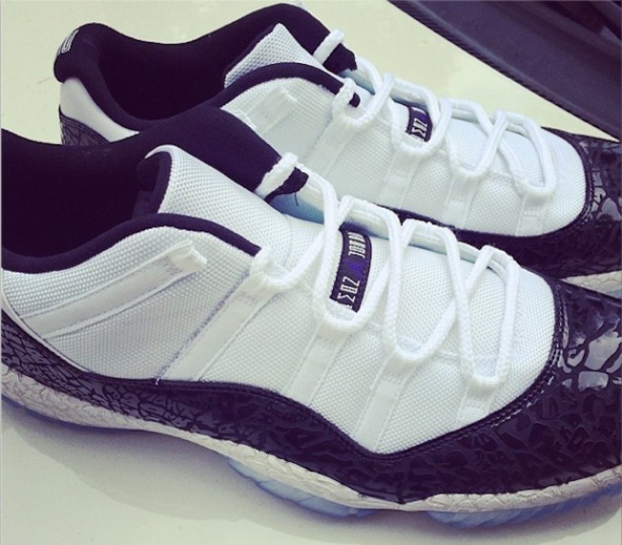 AJ11,Air Jordan 11,AJ11 Low AJ11 Air Jordan 11 Low “Concord Laser” PE 实物曝光