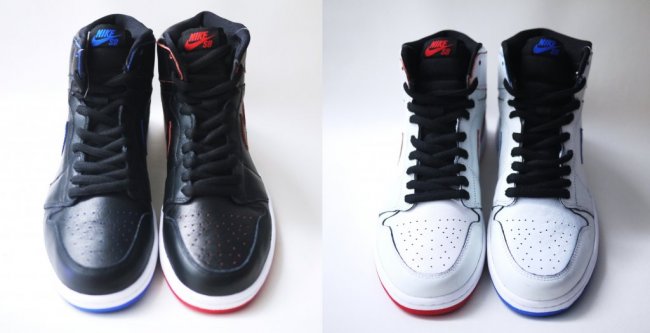 653532-002,653532-100,Nike SB, AJ1SB 653532-002/653532-100 Nike SB x Air Jordan 1 ＂LANCE MOUNTAIN＂ 高清实物图赏