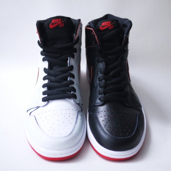 653532-002,653532-100,Nike SB, AJ1SB 653532-002/653532-100 Nike SB x Air Jordan 1 ＂LANCE MOUNTAIN＂ 高清实物图赏
