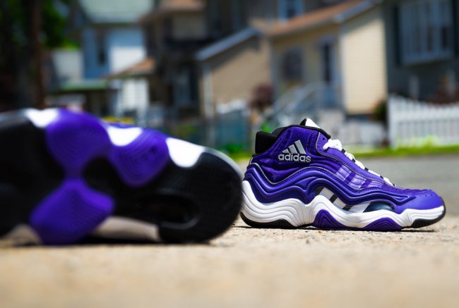 adidas Crazy 2 科比二代战靴复刻 adidas Crazy 2 KB8 II “Power Purple”实物图赏