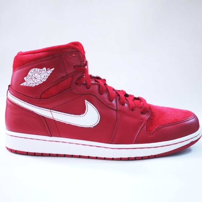 AJ1,Air Jordan 1,555088-601 AJ1健身红555088-601 Air Jordan 1 OG High ＂Gym Red＂ 实物图赏