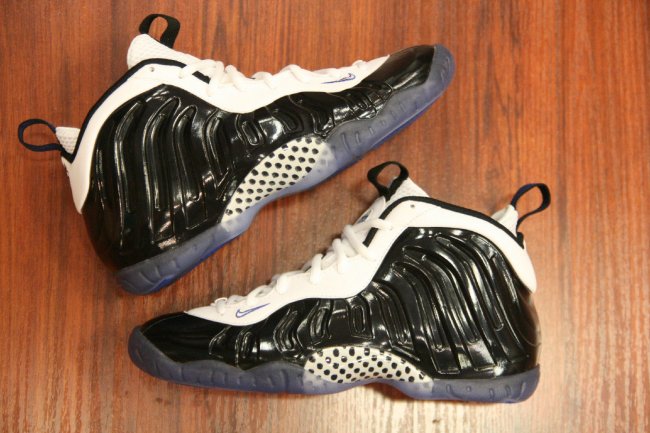 644791-002,Foamposite,Foamposi 黑白喷644791-002 Nike Air Foamposite One GS “Concord” 实物曝光