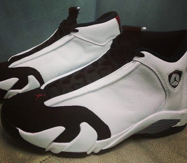 AJ14,Air Jordan 14 AJ14黑头 Air Jordan 14 “Black Toe” 2014 款实物曝光