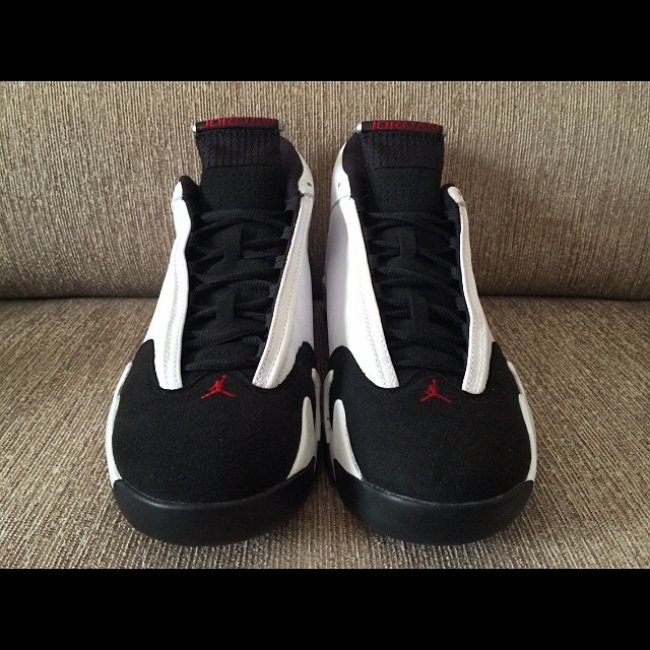 AJ14,Air Jordan 14 AJ14黑头 Air Jordan 14 “Black Toe” 清晰图赏