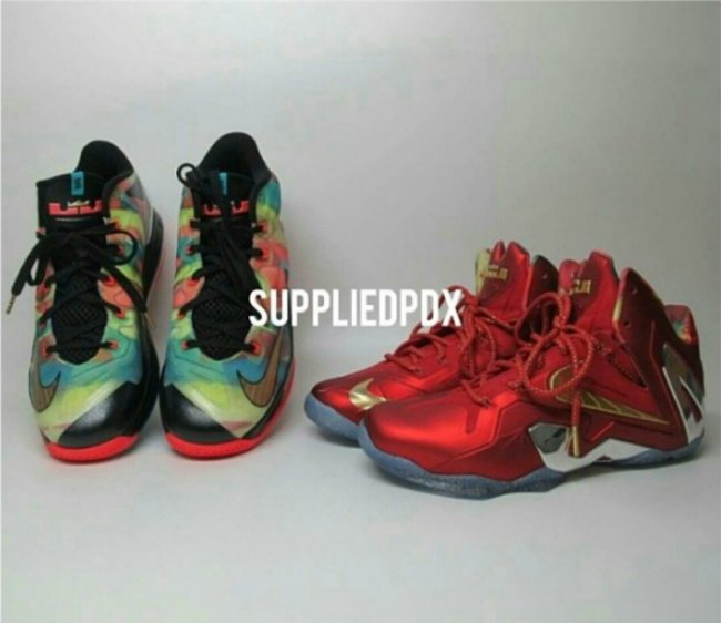 LBJ11,LeBron 11 LBJ11 Championship Pack LeBron 11 Elite/Low 总冠军套装实物曝光