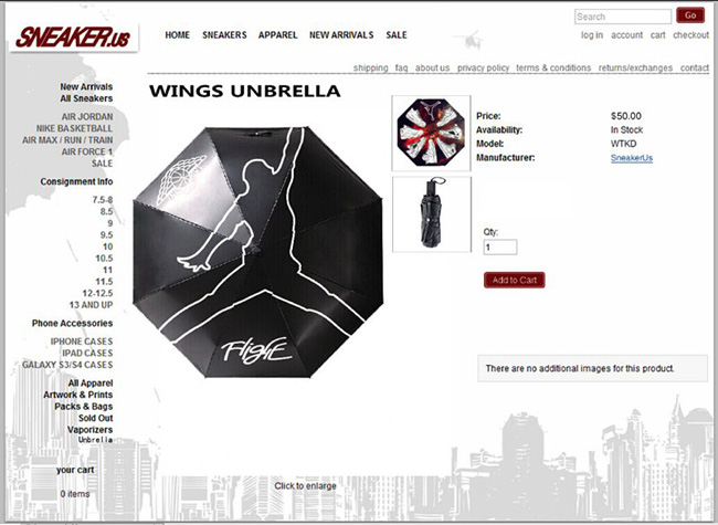 sneakerus,发布,WINGS,JORDAN,UNBR  sneakerus 发布 WINGS JORDAN UNBRELLA 晴雨伞