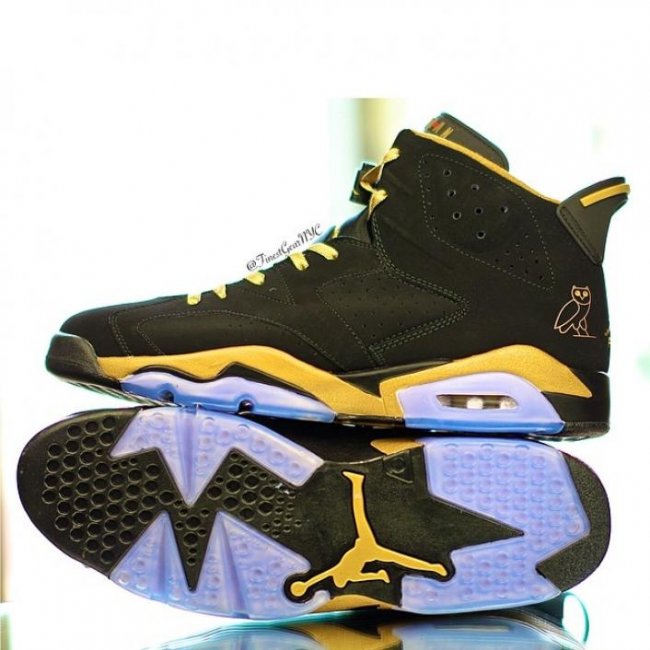 AJ6,Air Jordan 6 AJ6 Drake猫头鹰联名 Air Jordan 6 “OVO” 更多实物图片曝光