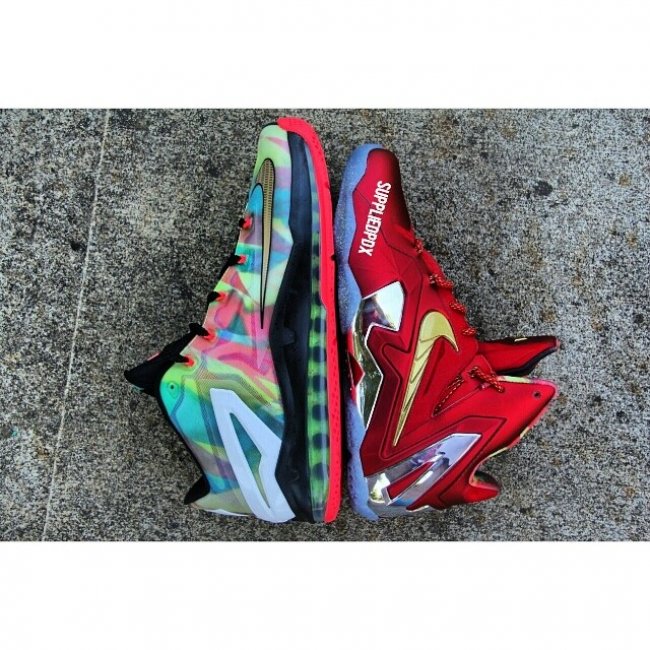 LBJ11,LeBron 11,LBJ11 Low LBJ三连冠冠军套装 LeBron 11 Elite/Low 冠军套装更多实物图片