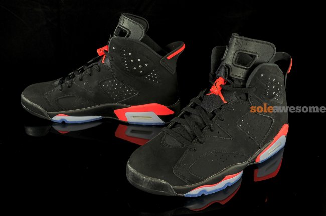 AJ6,Air Jordan 6,384664-023 AJ6黑红384664-023发售日期 Air Jordan 6 “Black Infrared” 高清图赏