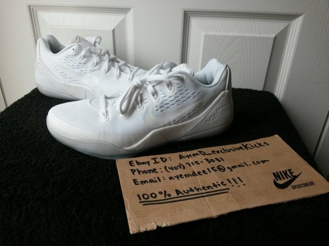 科比9代,Kobe 9 Elite Low 科比9代低帮 Kobe 9 Elite Low 全白配色样品图赏