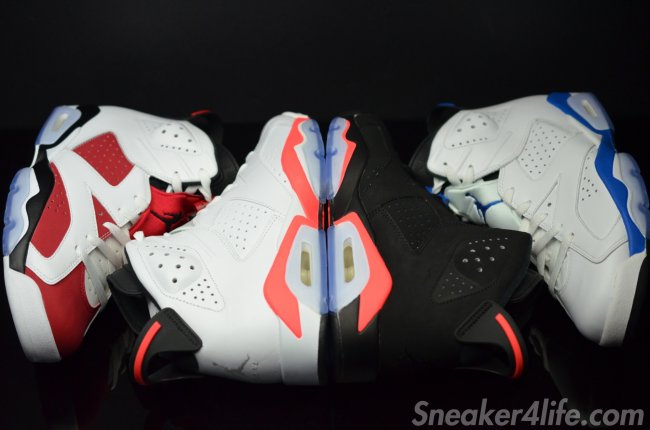 AJ6,Air Jordan 6,AJ6黑红 AJ6黑红2014发售信息 2014 款 Air Jordan 6 OG 大集合