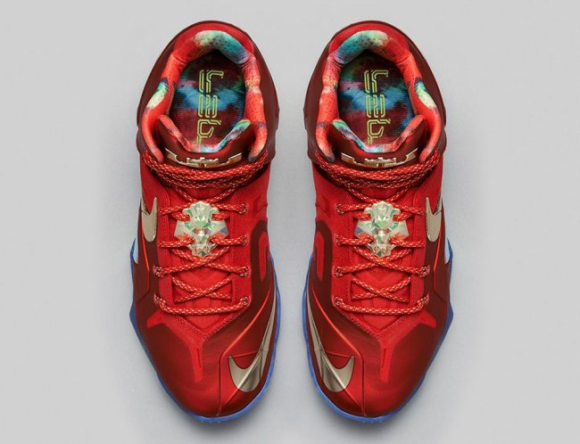 695226-670,LBJ11,LeBron 11,LBJ 695226-670LBJ11总冠军 LeBron 11 Elite SE “University Red” 海外发售信息