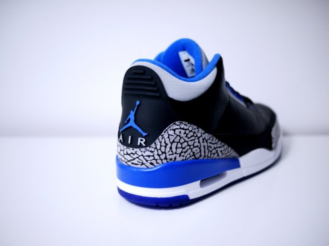 136064-007,AJ3运动蓝,Air Jordan 3 AJ3运动蓝136064-007 Air Jordan 3 “Sport Blue” 运动蓝高清图赏