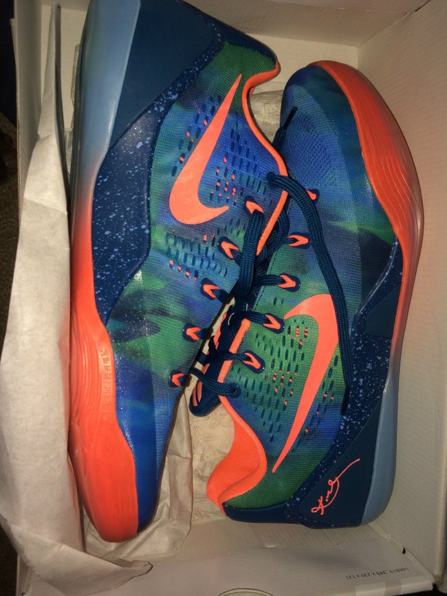 Kobe 9 EM,Kobe 9 科比9代 Kobe 9 EM EYBL “Peach Jam” 实物图赏
