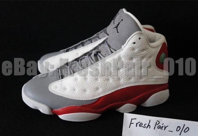 414571-126,AJ13,Air Jordan 13 414571-126 AJ13灰头 Air Jordan 13 “Grey Toe” 2014 更多实物图片