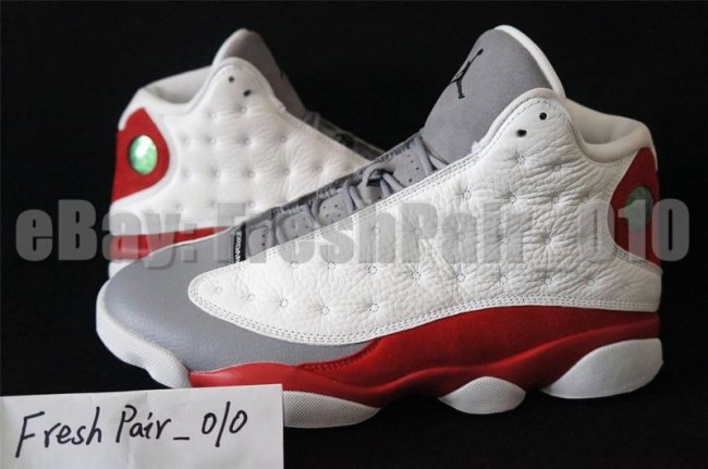 414571-126,AJ13,Air Jordan 13 414571-126 AJ13灰头 Air Jordan 13 “Grey Toe” 2014 更多实物图片