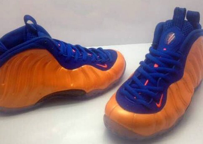 Foamposite One,Foamposite 纽约尼克斯喷斯派克李发售信 Nike Air Foamposite One “Knicks” 更多实物曝光