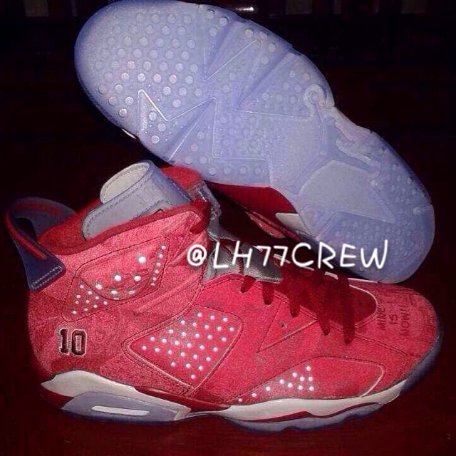 717302-600,AJ6,Air Jordan 6 717302-600 AJ6 Air Jordan 6 “Slam Dunk” 灌篮高手细节展示