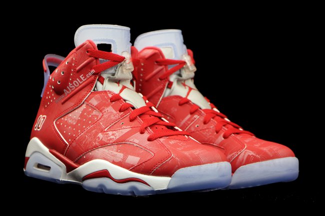 717302-600,AJ6,Air Jordan 6 717302-600 AJ6樱木发售日期 Air Jordan 6 “Slam Dunk” 灌篮高手配色实物图片