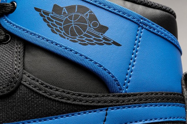 638471-007,AJ1,Air Jordan 1 638471-007 AJ1帆布AJKO 黑蓝再现，Air Jordan 1 KO “Sport Blue” 官方发布
