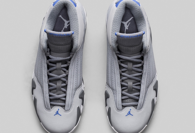 487471-004,AJ14,Air Jordan 14 487471-004AJ14灰狼运动蓝 Air Jordan 14 ＂Wolf Grey＂ 本周六正式发售