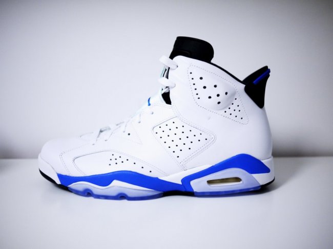 384664-107,AJ6,Air Jordan 6 384664-107 AJ6 Air Jordan 6 “Sport Blue” 运动蓝配色高清图赏