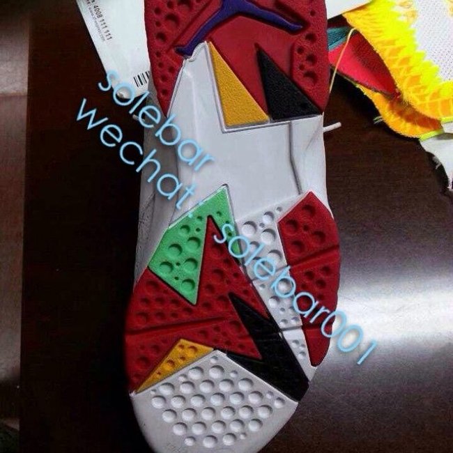 AJ7,Air Jordan 7 AJ7 2015发售信息 Air Jordan 7 Retro “Hare” 2015 实物曝光