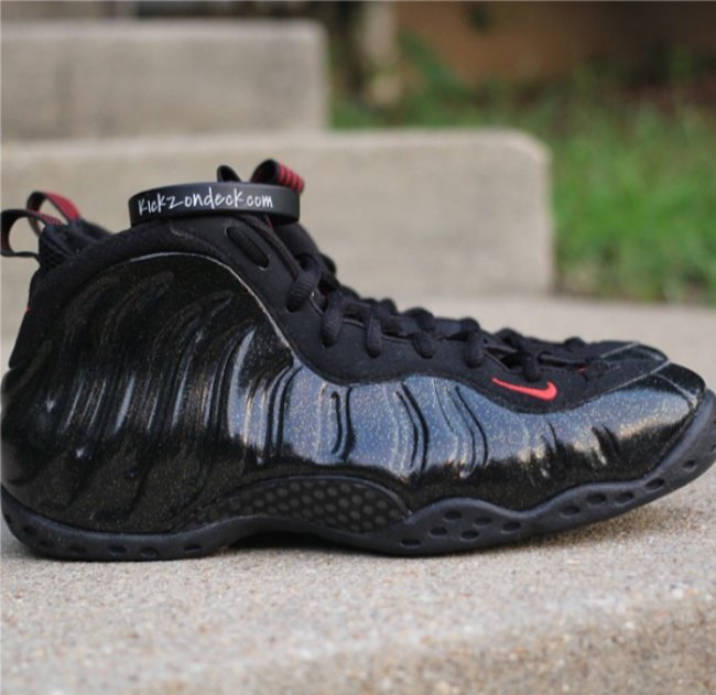Foamposite One,Foamposite 喷泡球鞋发售信息 Nike Air Foamposite One 黑金红配色样品曝光