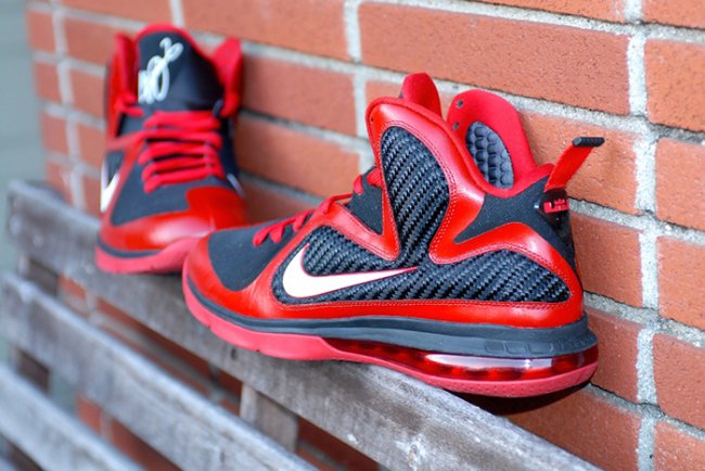LBJ9,LeBron 9,球鞋定制 LBJ9私人定制 LeBron 9 “True Red” 定制鞋款欣赏