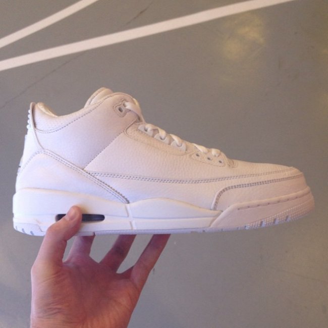AJ2015,Air Jordan AJ2015发布发售信息 Air Jordan 全白系列样品实物曝光