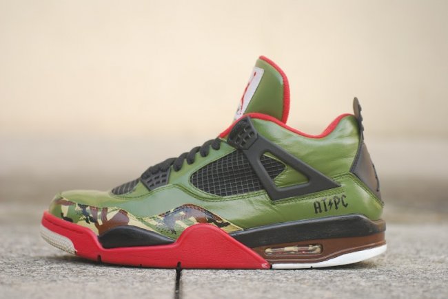 球鞋定制,AJ4,Air Jordan 4 AJ4球鞋定制 Air Jordan 4 ＂TMNT＂ 忍者神龟定制鞋款欣赏