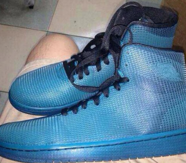 AJ1,Air Jordan 1,4Lab1 AJ1 Air Jordan 4LAB1 “Blue” 蓝色版实物曝光