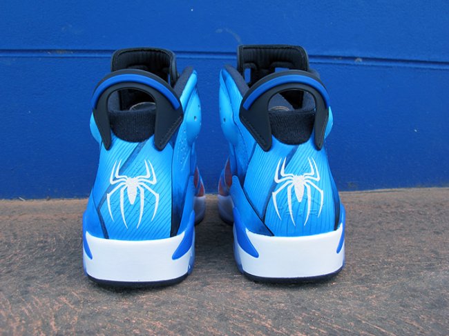 AJ6,Air Jordan 6,球鞋定制 AJ6 Air Jordan 6 “Spiderman”by Sekure D 定制鞋款