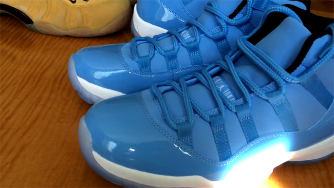 689479-405,Air Jordan 11,AJ11 689479-405 AJ11北卡蓝 【视频】Air Jordan 11 “Pantone” 实物展示