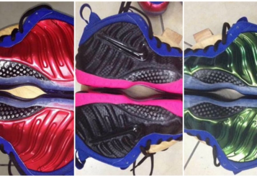 Foamposite 喷泡球鞋 Nike Air Foamposite 2015 款样品实物曝光